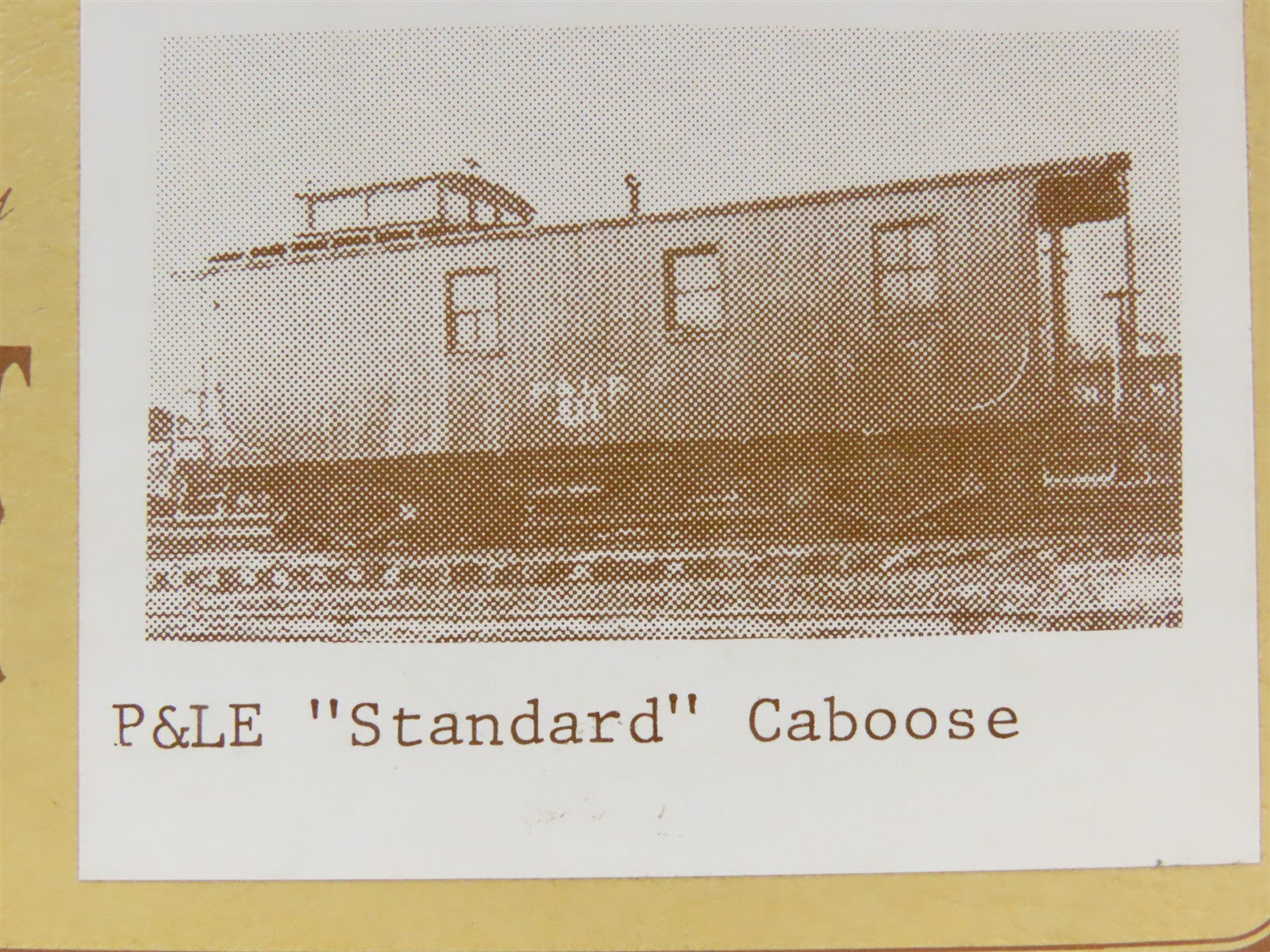 HO Scale Gloor Craft Models Kit 325 P&LE Pittsburgh & Lake Erie Railroad Caboose