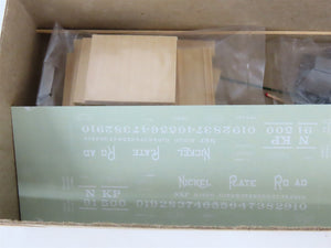 HO Gloor Craft Models Kit 332 NKP Nickel Plate Road 34' Covered 2-Bay Hopper