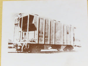 HO Scale Gloor Craft Models Kit 333 B&O Baltimore & Ohio Covered 2-Bay Hopper