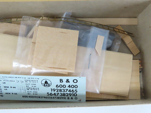 HO Scale Gloor Craft Models Kit 333 B&O Baltimore & Ohio Covered 2-Bay Hopper