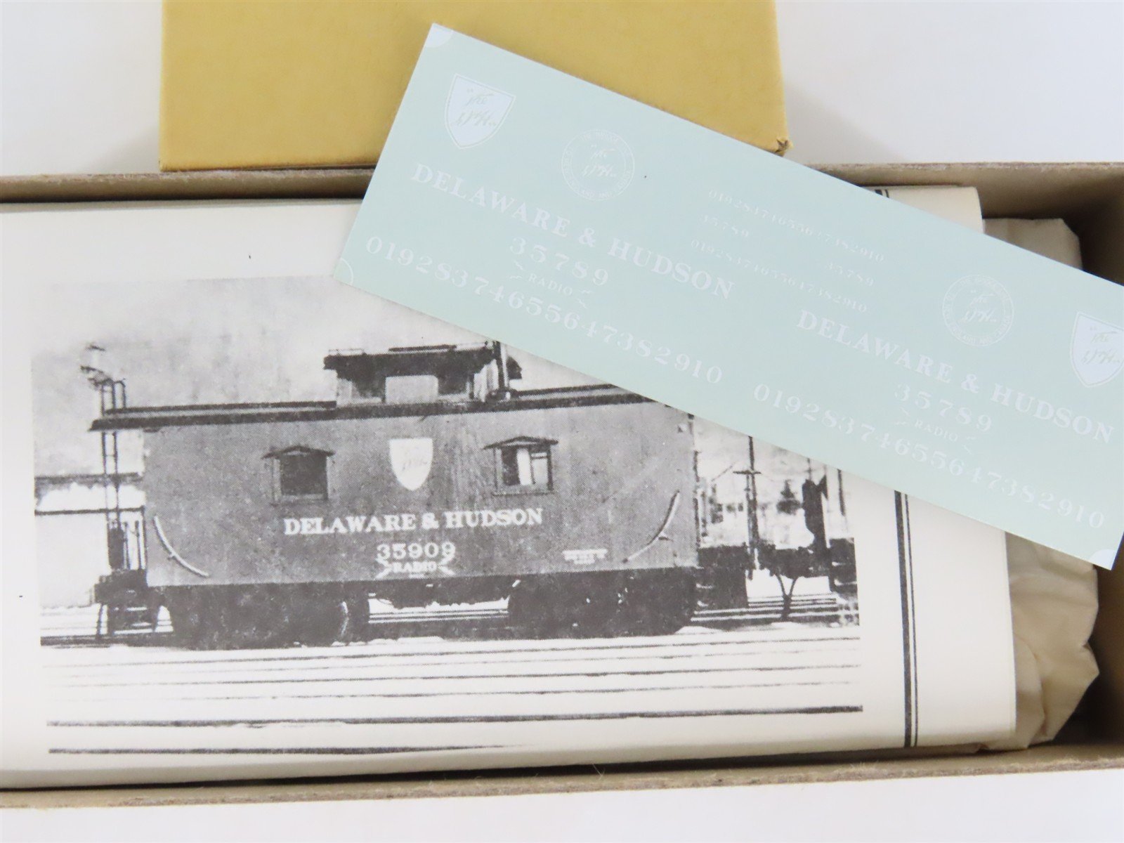 HO Scale Gloor Craft Models Kit 330 D&H Delaware & Hudson Wood Sheathed Caboose