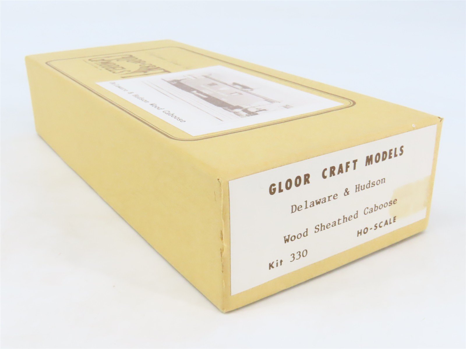 HO Scale Gloor Craft Models Kit 330 D&H Delaware & Hudson Wood Sheathed Caboose