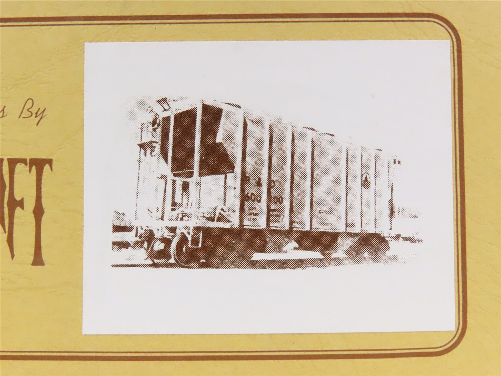 HO Scale Gloor Craft Models Kit 333 B&O Baltimore & Ohio Covered 2-Bay Hopper