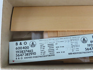 HO Scale Gloor Craft Models Kit 333 B&O Baltimore & Ohio Covered 2-Bay Hopper