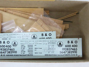 HO Scale Gloor Craft Models Kit 333 B&O Baltimore & Ohio 2-Bay Covered Hopper