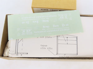HO Gloor Craft Models Kit 332 NKP Nickel Plate Road 34' Covered 2-Bay Hopper