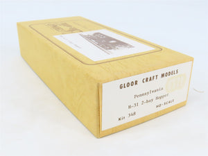 HO Scale Gloor Craft Models Kit 348 PRR Pennsylvania Railroad 2-Bay Hopper