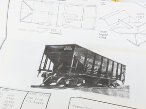 HO Scale Gloor Craft Models Kit 348 PRR Pennsylvania Railroad 2-Bay Hopper