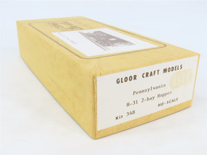 HO Scale Gloor Craft Models Kit 348 PRR Pennsylvania Railroad 2-Bay Hopper