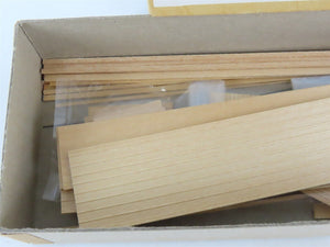 HO Gloor Craft Models Kit 356 Unpainted 50' Covered Flat Car w/ 45' Trailer
