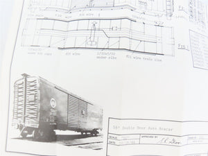 HO Scale Gloor Craft Models Kit 391 ATSF Santa Fe 50' Double Door Auto Box Car