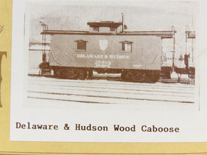 HO Scale Gloor Craft Models Kit 330 D&H Delaware & Hudson Wood Sheathed Caboose