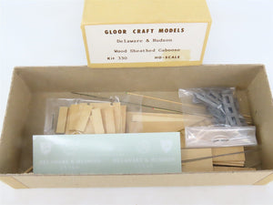HO Scale Gloor Craft Models Kit 330 D&H Delaware & Hudson Wood Sheathed Caboose