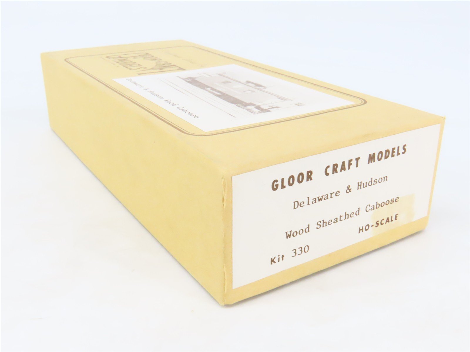 HO Scale Gloor Craft Models Kit 330 D&H Delaware & Hudson Wood Sheathed Caboose