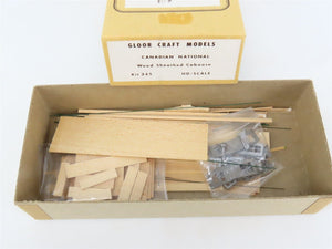 HO Scale Gloor Craft Models Kit 345 CN Canadian National Wood Sheathed Caboose