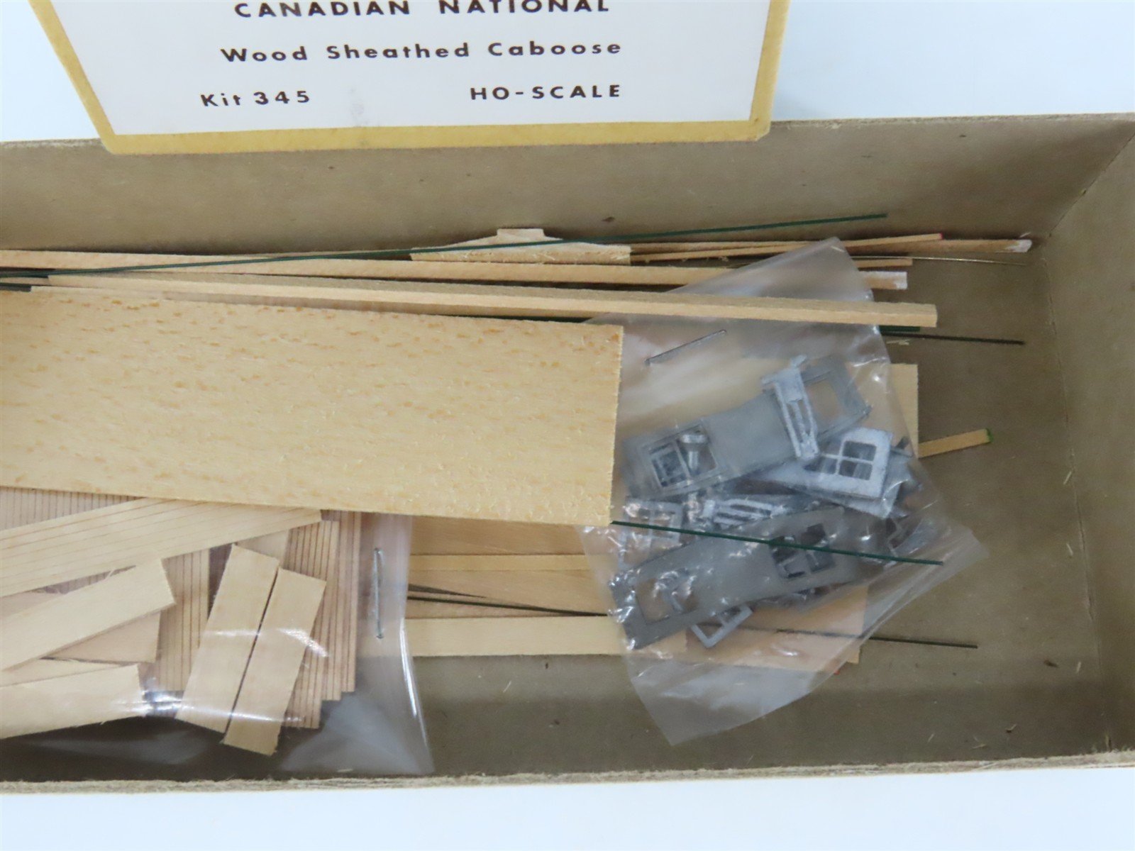 HO Scale Gloor Craft Models Kit 345 CN Canadian National Wood Sheathed Caboose
