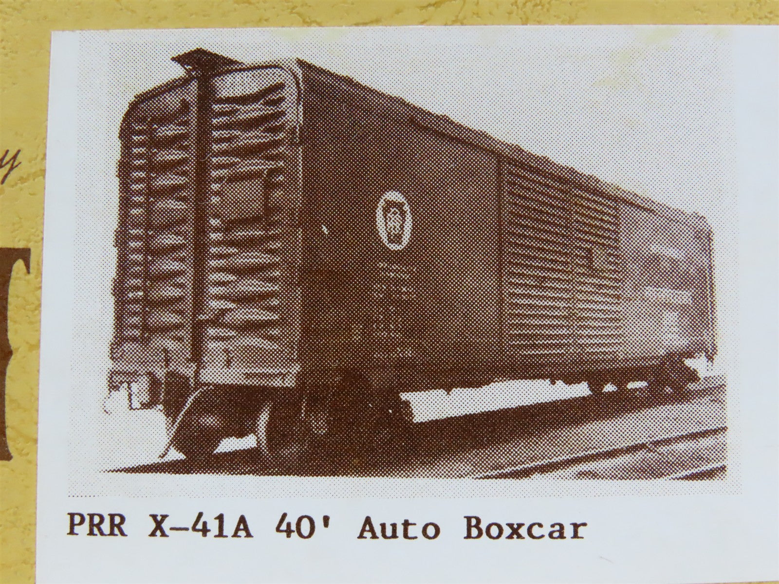 HO Scale Gloor Craft Models Kit 336 PRR Pennsylvania Railroad 40' Auto Box Car
