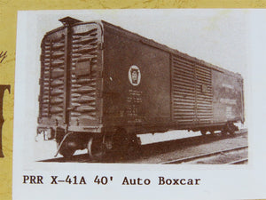 HO Scale Gloor Craft Models Kit 336 PRR Pennsylvania Railroad 40' Auto Box Car