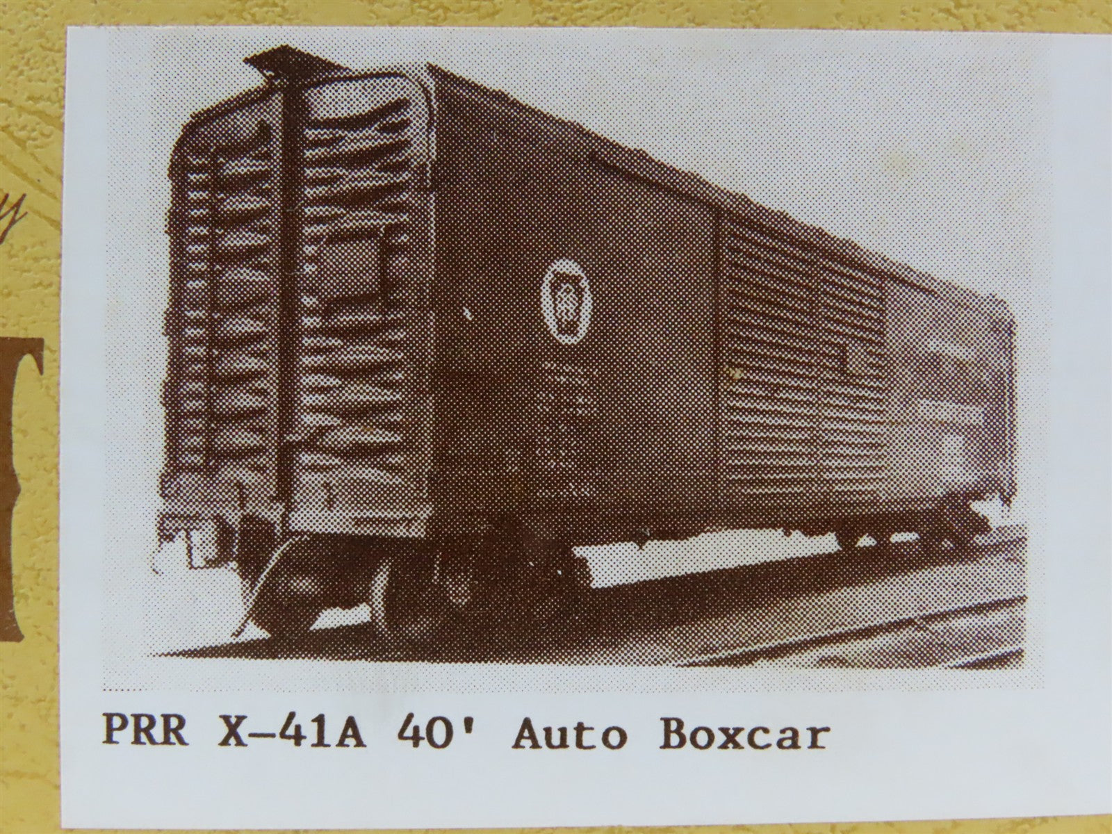 HO Scale Gloor Craft Models Kit 336 PRR Pennsylvania 40' Automobile Box Car