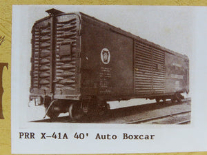 HO Scale Gloor Craft Models Kit 336 PRR Pennsylvania 40' Automobile Box Car