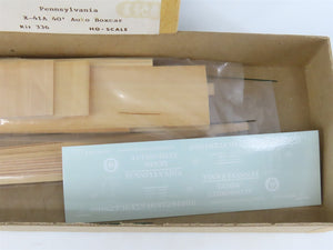 HO Scale Gloor Craft Models Kit 336 PRR Pennsylvania 40' Automobile Box Car