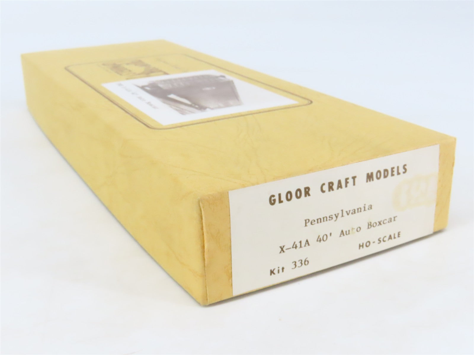 HO Scale Gloor Craft Models Kit 336 PRR Pennsylvania 40' Automobile Box Car
