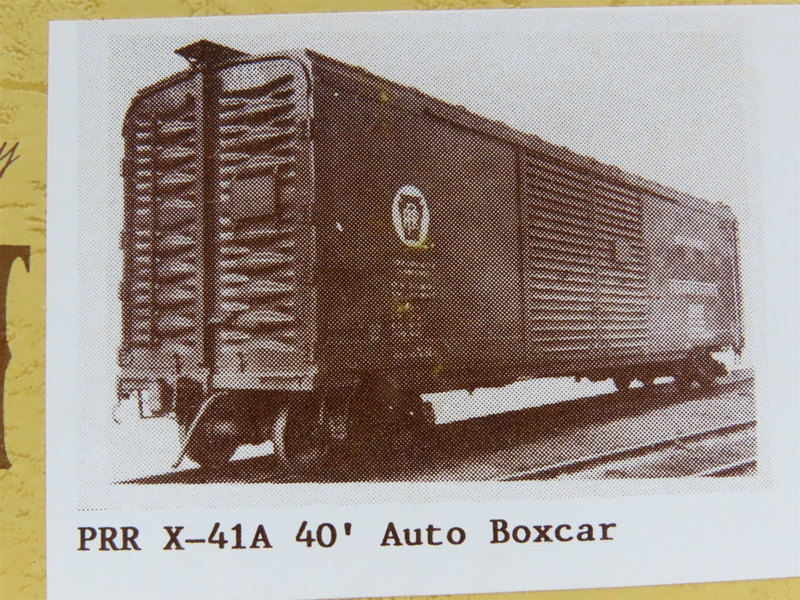 HO Scale Gloor Craft Models Kit 336 PRR Pennsylvania 40' Automobile Box Car