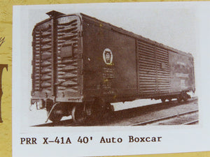 HO Scale Gloor Craft Models Kit 336 PRR Pennsylvania 40' Automobile Box Car