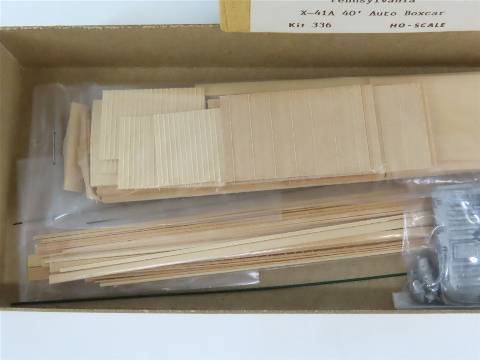 HO Scale Gloor Craft Models Kit 336 PRR Pennsylvania 40' Automobile Box Car