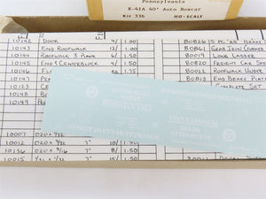 HO Scale Gloor Craft Models Kit 336 PRR Pennsylvania 40' Automobile Box Car