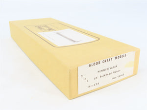 HO Gloor Craft Models 2 in 1 Kit 334 PRR Pennsylvania 55' Bulkhead Flat Car
