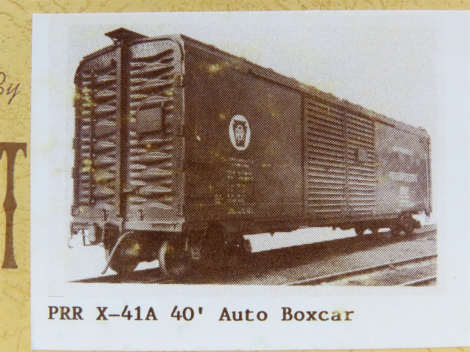 HO Scale Gloor Craft Models Kit 336 PRR Pennsylvania 40' Automobile Box Car