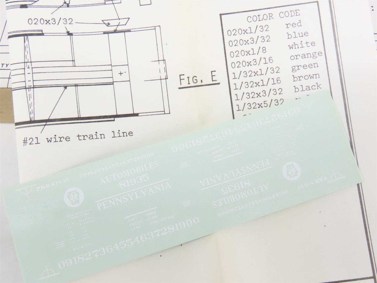 HO Scale Gloor Craft Models Kit 336 PRR Pennsylvania 40' Automobile Box Car