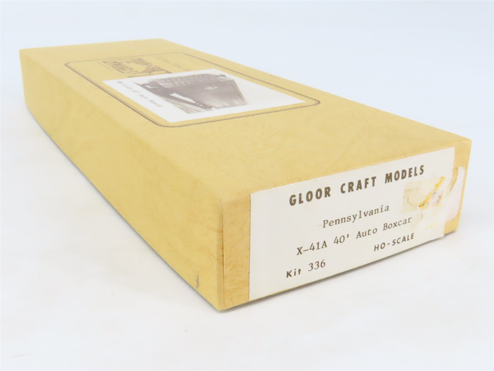 HO Scale Gloor Craft Models Kit 336 PRR Pennsylvania 40' Automobile Box Car