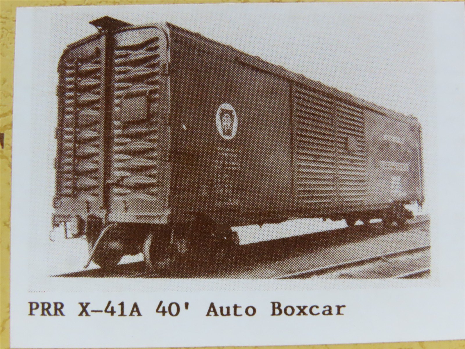 HO Scale Gloor Craft Models Kit 336 PRR Pennsylvania 40' Automobile Box Car