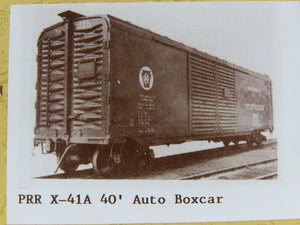 HO Scale Gloor Craft Models Kit 336 PRR Pennsylvania 40' Automobile Box Car