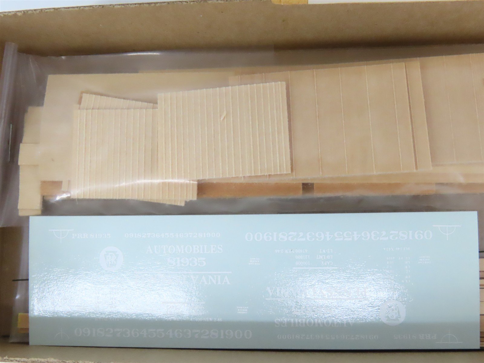 HO Scale Gloor Craft Models Kit 336 PRR Pennsylvania 40' Automobile Box Car