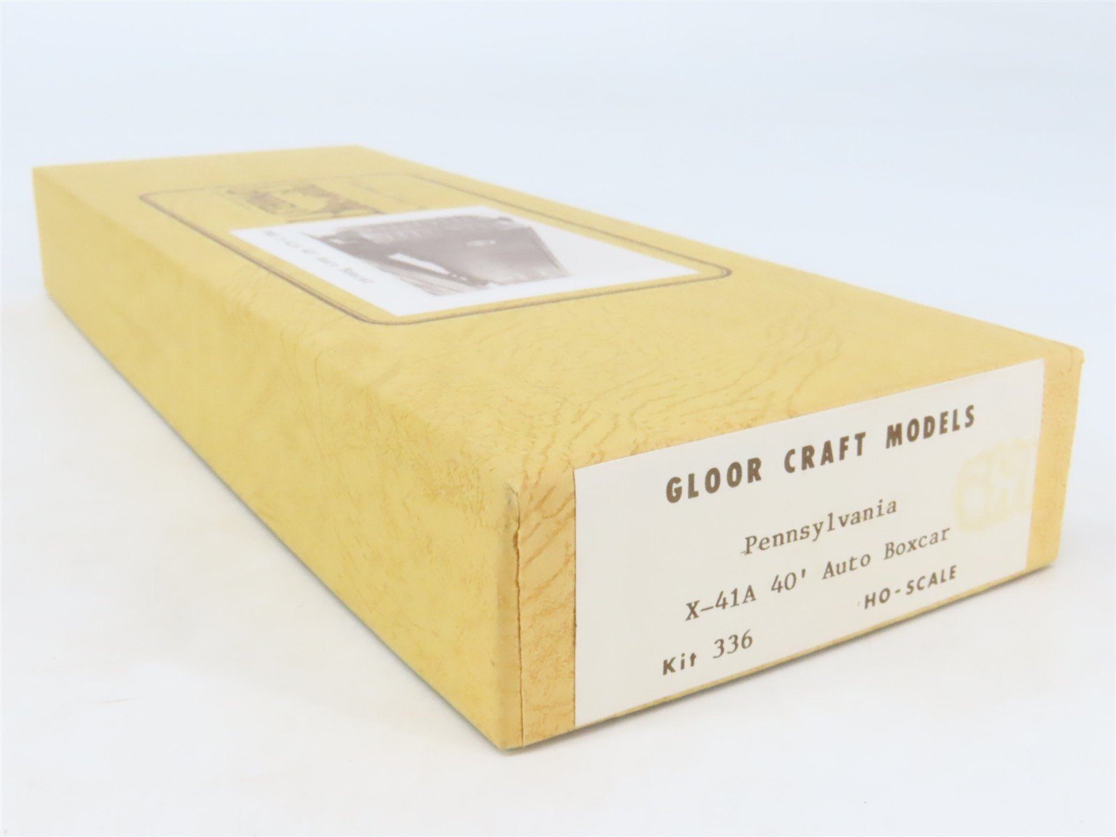 HO Scale Gloor Craft Models Kit 336 PRR Pennsylvania 40' Automobile Box Car