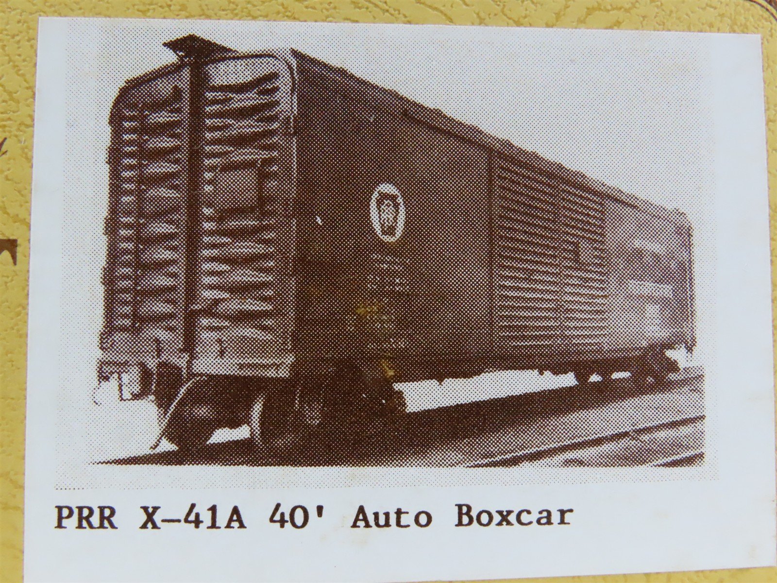 HO Scale Gloor Craft Models Kit 336 PRR Pennsylvania 40' Automobile Box Car