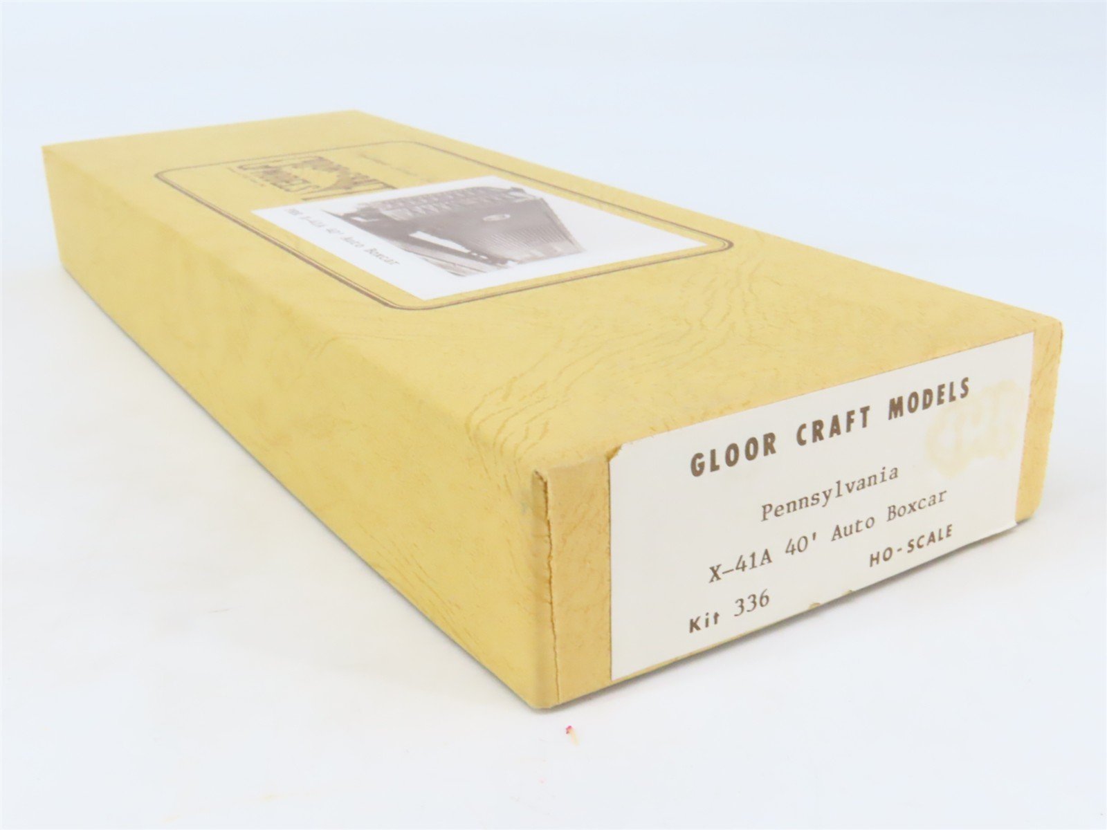 HO Scale Gloor Craft Models Kit 336 PRR Pennsylvania 40' Automobile Box Car