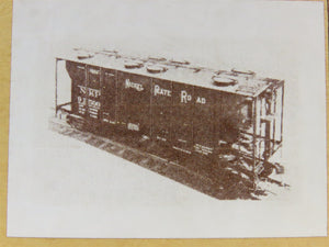 HO Gloor Craft Models Kit 332 NKP Nickel Plate Road 34' Covered 2-Bay Hopper