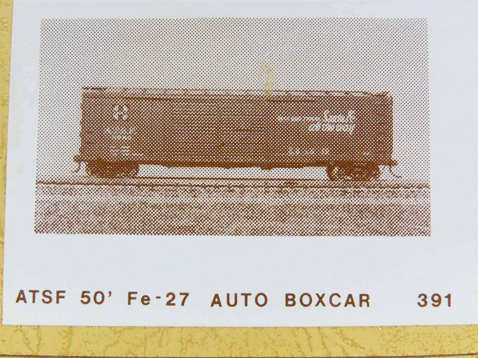 HO Scale Gloor Craft Models Kit 391 ATSF Santa Fe 50' Double Door Auto Box Car