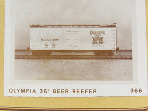 HO Scale Gloor Craft Models Kit 366 NADX Olympia Beer 36' Reefer #5019