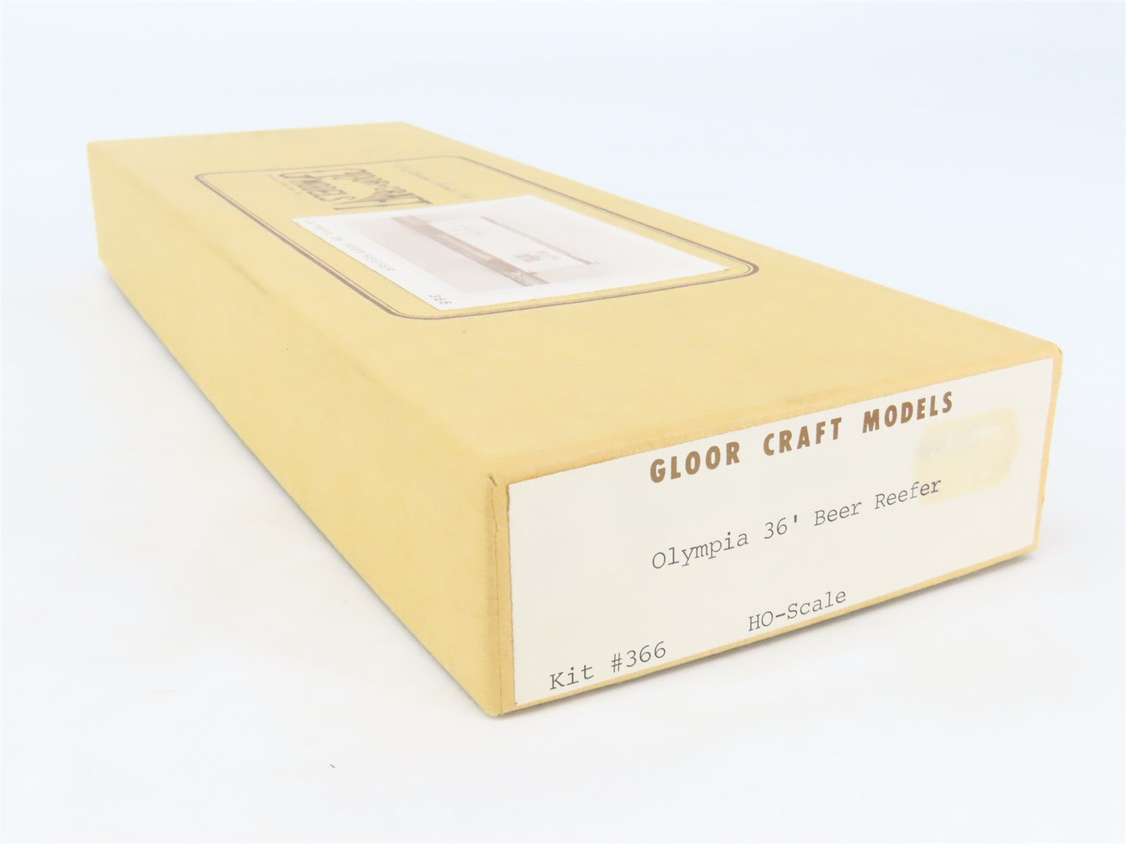 HO Scale Gloor Craft Models Kit 366 NADX Olympia Beer 36' Reefer #5019
