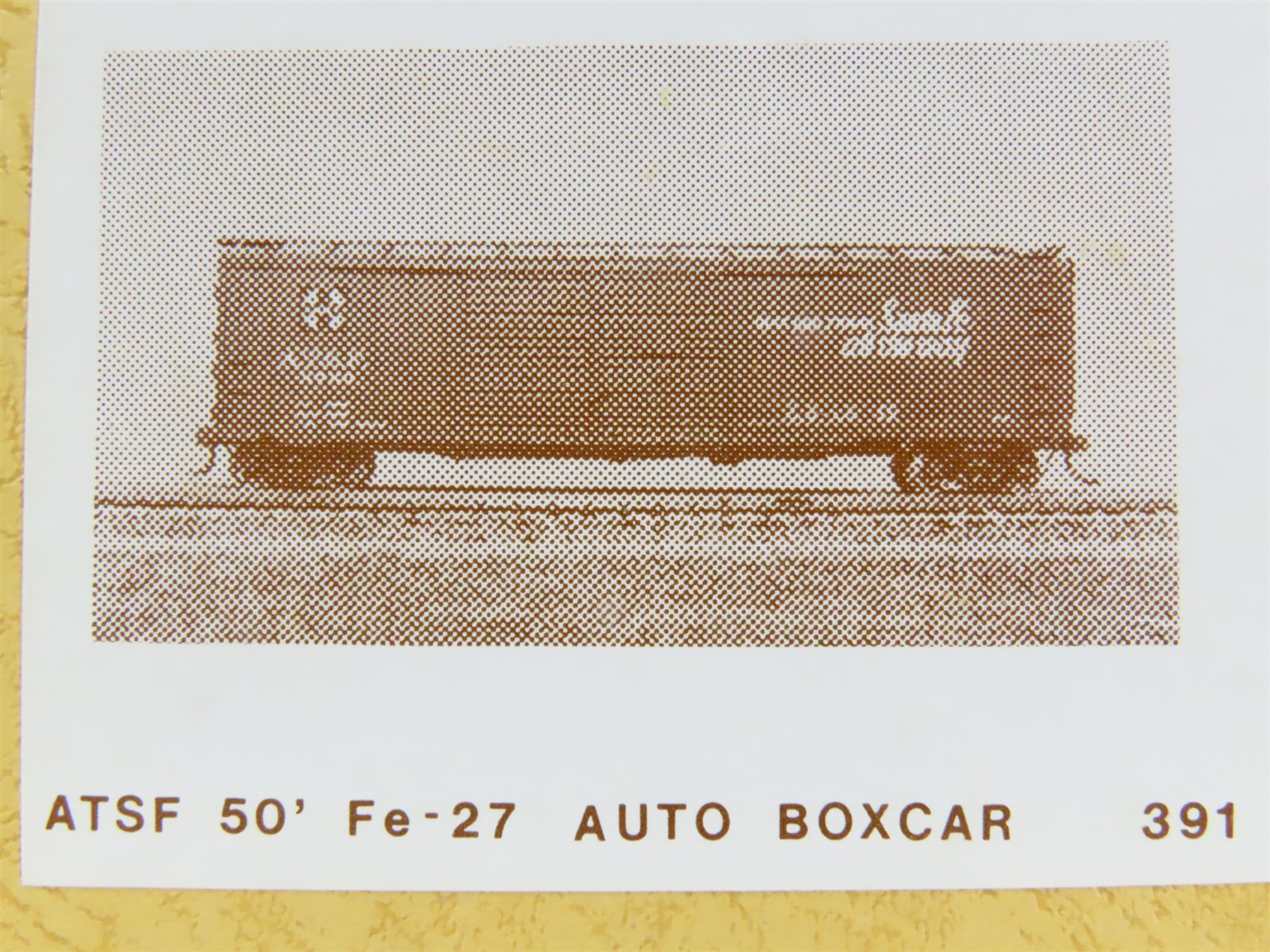 HO Scale Gloor Craft Models Kit 391 ATSF Santa Fe 50' Double Door Auto Box Car