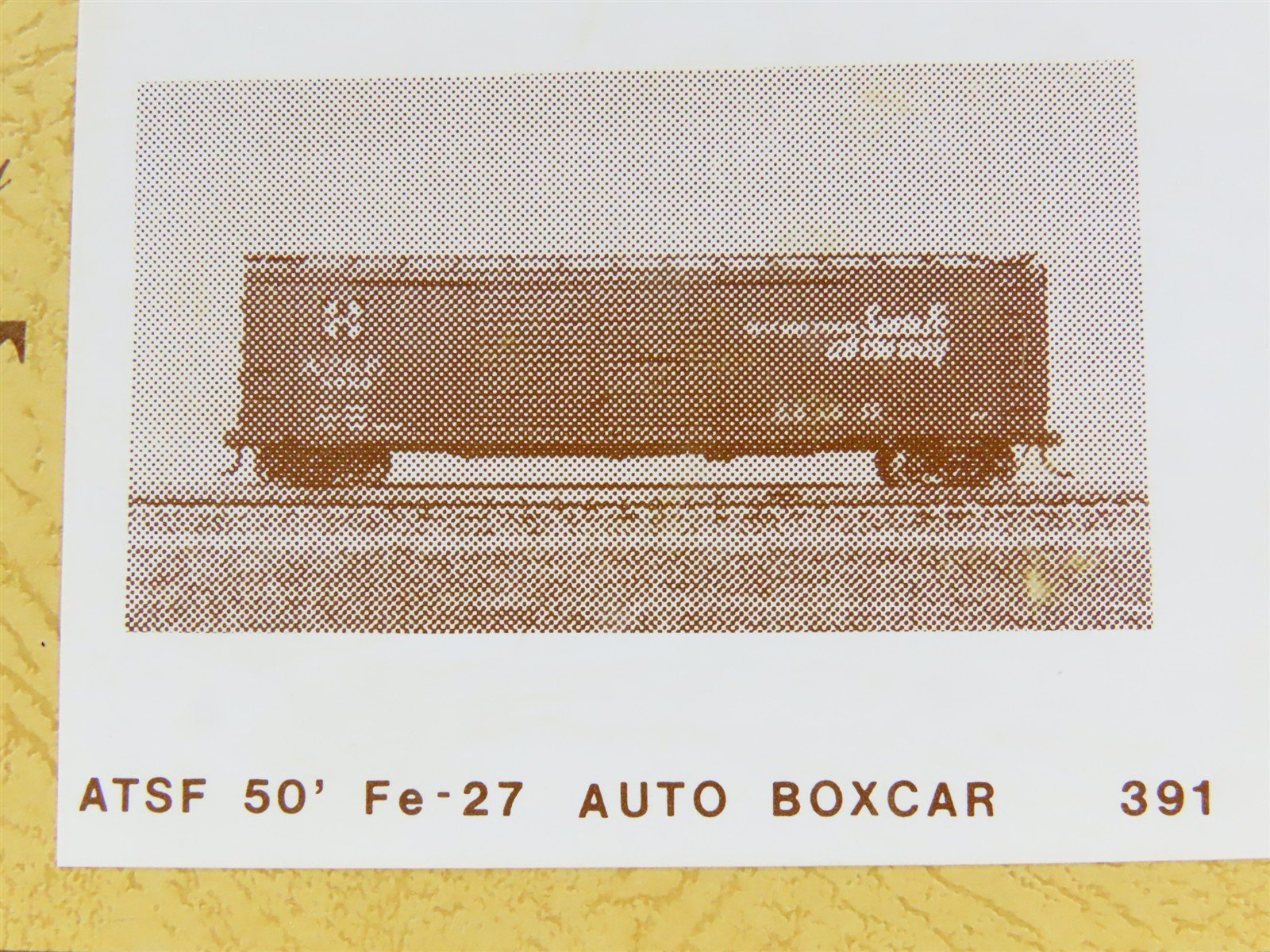 HO Scale Gloor Craft Models Kit 391 ATSF Santa Fe 50' Double Door Auto Box Car