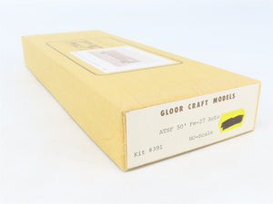 HO Scale Gloor Craft Models Kit 391 ATSF Santa Fe 50' Double Door Auto Box Car