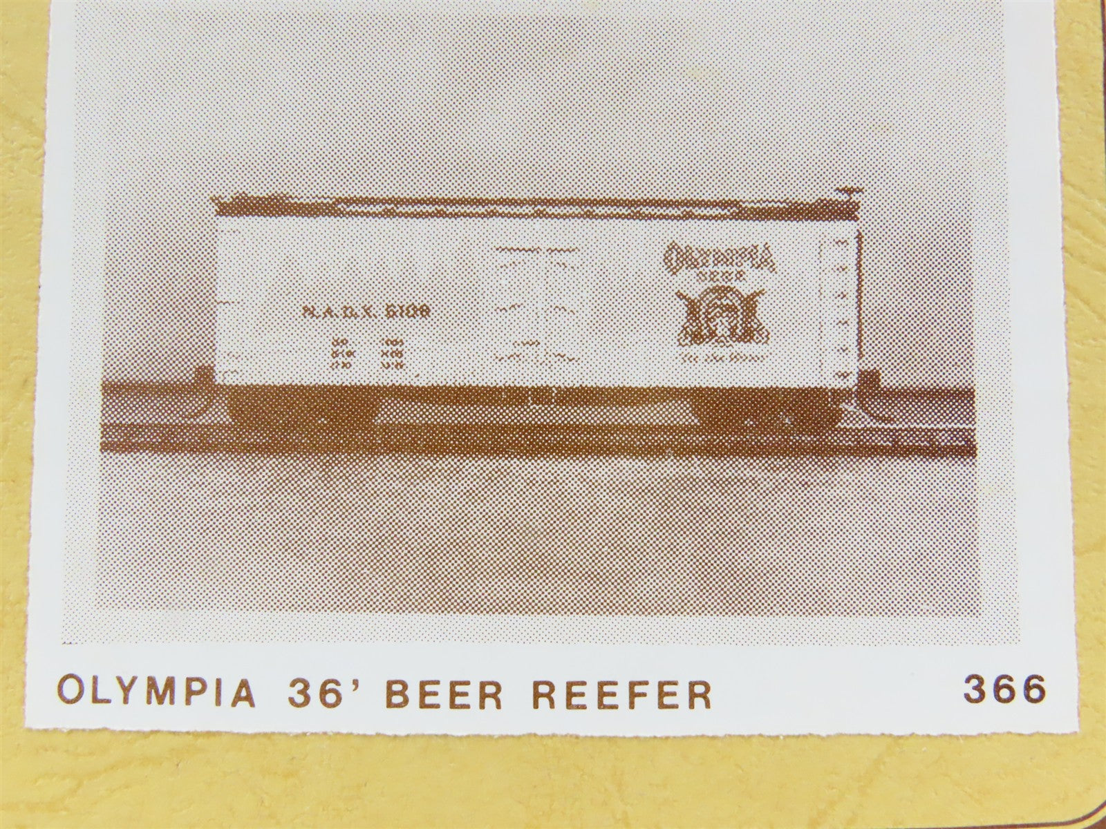 HO Scale Gloor Craft Models Kit 366 NADX Olympia Beer 36' Reefer #5109