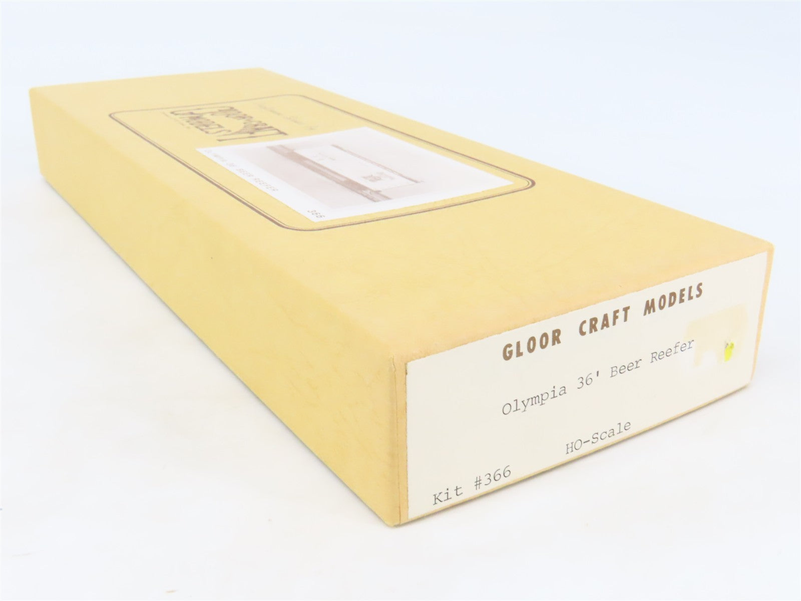 HO Scale Gloor Craft Models Kit 366 NADX Olympia Beer 36' Reefer #5109