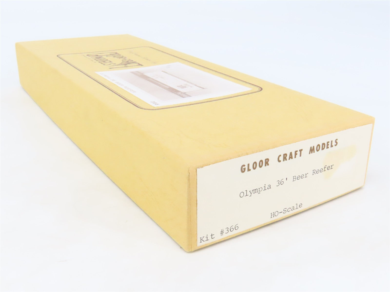 HO Scale Gloor Craft Models Kit 366 NADX Olympia Beer 36' Reefer #5109